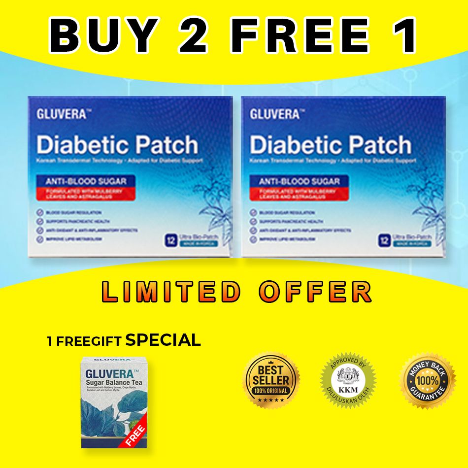 GLUVERA FEST (2 KOTAK + FREE TEH HERBA)